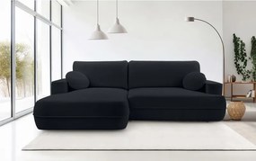 Narożnik FUEGO wolnostojący układ L strona Lewa z funkcją spania w tkaninie Bubble 17