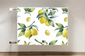 Maskownica dekoracyjna grzejnika Żółte cytryny