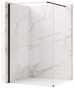 Kabina prysznicowa Walk-In Rea Flexi Transparent / Black 140