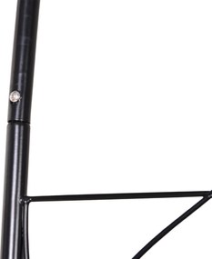 Outsunny Pergola Łukowa Kratka Brama Odporna na Warunki Atmosferyczne Metal Wys 230cm | Aosom PL