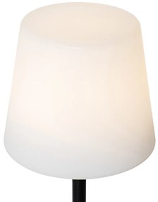 Zewnetrzna Zestaw 2 czarnych lamp stołowych akumulatorowych 40 cm IP54 - Jude Nowoczesny Oswietlenie zewnetrzne