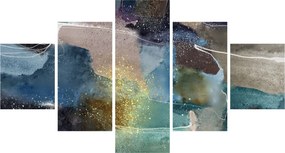 Obraz - Akwarelowa abstrakcja (125x70 cm)