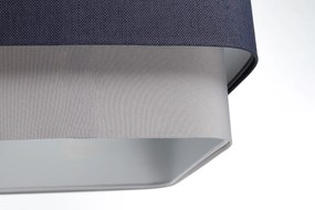 Lampa wisząca KWADRO DUO 008 51x47cm granatowa/szara BPS KONCEPT
