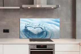Panel nad Blat Kuchenny Serce z Kropli Wody