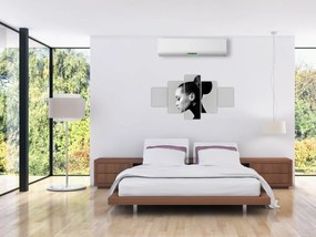 Obraz - Profil pięknej kobiety (125x70 cm)