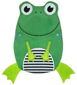 Hugo Frosch Termofor dziecięcy Eco Junior Comfort z motywem żaby, zielony