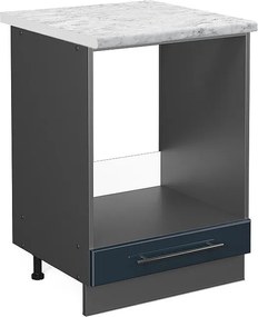 Szafka kuchenna ciemnoniebieski wysoki połysk 60x60x82 fame-line