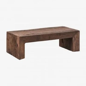Prostokątny Stolik Kawowy 120x60 Cm Z Drewna Juvira 120 X 60 Cm - Sklum