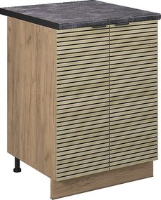 Szafki kuchenne panel dębowy 60x60x82 fame-line