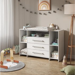 Przewijak dla dziecka biały 143x70x100 oskar