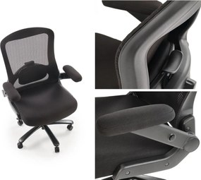 Fotel biurowy Cyborg Halmar do 180 kg, zgodny z normą BHP