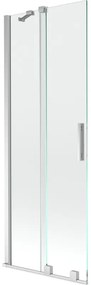 Mexen Velar parawan nawannowy 2-skrzydłowy rozsuwany 70 x 150 cm, transparent, chrom - 896-070-000-01-01