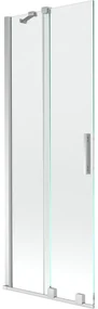 Mexen Velar parawan nawannowy 2-skrzydłowy rozsuwany 70 x 150 cm, transparent, chrom - 896-070-000-01-01