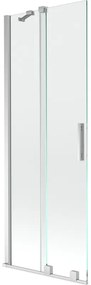 Mexen Velar parawan nawannowy 2-skrzydłowy rozsuwany 70 x 150 cm, transparent, chrom - 896-070-000-01-01
