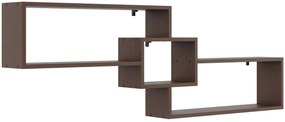 Minimalistyczna półka wisząca wenge - Froslin