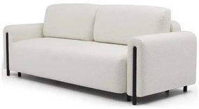 Sofa Arcadova biała/czarny z funkcją spania ELTAP