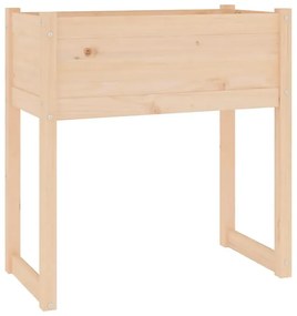 Drewniana prostokątna donica ogrodowa - Asto