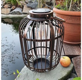 LED lampa solarna LORETA 1xE27/1,2V 600 mAh IP44