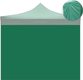 3x2m wodoodporna zielona osłona boczna do składanej altany 3x3m