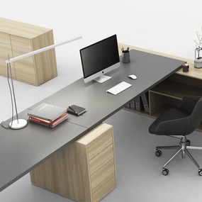 Kontener biurowy BLOCK, 400 x 800 x 710 mm, 4 szuflady, biały