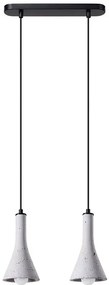 Podwójna betonowa lampa wisząca loft - 3X A397 C3-N44