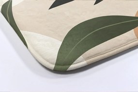 Dywanik antypoślizgowy do łazienki Dywanik antypoślizgowy do łazienki Tropikalna abstrakcja