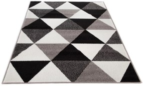 Dywan Lotto trójkaty szare 133 cm x 190 cm