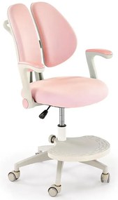 Dziewczęcy różowy obrotowy fotel siedziska z regulacją A0-S88