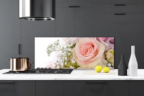 Panel Kuchenny Królewskie Róże W Ogrodzie