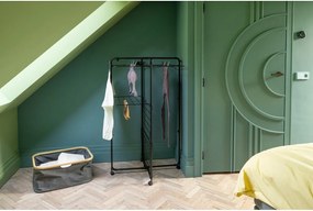 Suszarka na pranie w kolorze matowej czerni 23 m HangOn Tower – Brabantia