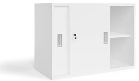 Nadstawka z przesuwnymi drzwiami MIRELLI, 800 x 400 x 600 mm, biały