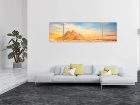 Obraz egipskich piramid (170x50 cm)
