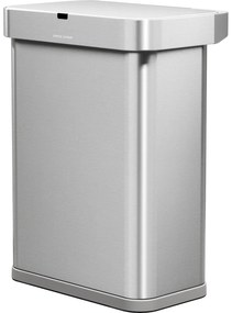 Simplehuman Kosz bezdotykowy z czujnikiem głosu 58 l, nierdzewny matowy
