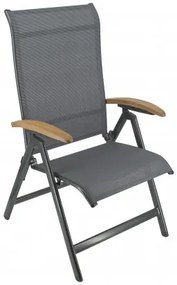 CONCEPT YELMO FSC 6+1 - zestaw sof ogrodowych (aluminium/dąb)