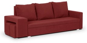 Kanapa sofa 3 os z funkcją spania DOTEX2 Czerwony