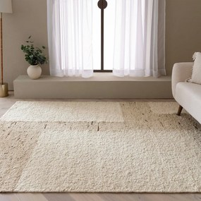 Beżowy wełniany dywan dwustronny/tkany ręcznie 120x170 cm Napa Tumbla – Asiatic Carpets