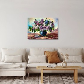 Obraz na szkle - Bukiet bzu (70x50 cm)