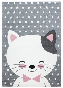 Różowo-szary dywan dziecięcy 80x150 cm Kids – Ayyildiz Carpets