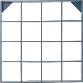 Niebieska wielopoziomowa półka z drewna z recyklingu 70 cm Bekka – Bloomingville