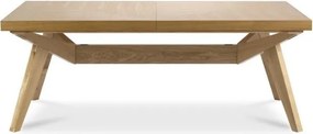 Stół rozkładany VERSO Dąb do Salonu Jadalni 160-260 x 100 x 76 cm, Prostokątny
