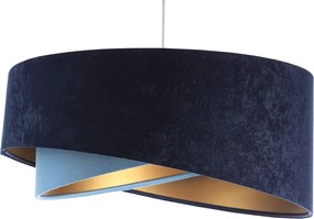 Granatowo-złota lampa wisząca glamour - EX994 H2-N56