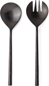 Sztućce do sałatek 2 szt. ze stali nierdzewnej Hestia – Bizzotto