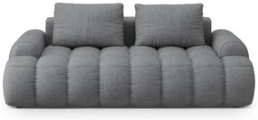 Szara sofa 200 cm Linz – Cosmopolitan Design