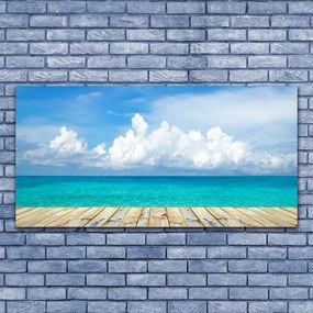 Duży obraz na płótnie Molo prowadzące w Nieznane