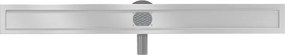 Mexen Flat 360° korpus do odpływu liniowego obrotowy 100 cm, inox - 1040100
