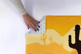 Dywanik antypoślizgowy do łazienki Dywanik antypoślizgowy do łazienki Kaktus Pustynia