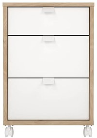Biało-naturalna szafka w dekorze dębu 41x61 cm Sign – Tvilum