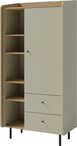 Regał VETTA - Dąb / 4 półki / 80 cm