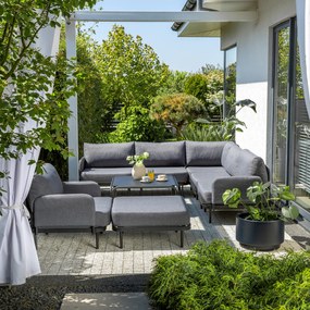 Zestaw mebli ogrodowych dla 7 osób Piryt D053-16EB PATIO