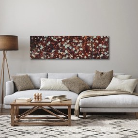 Obraz kwiatu niezapominajki (170x50 cm)